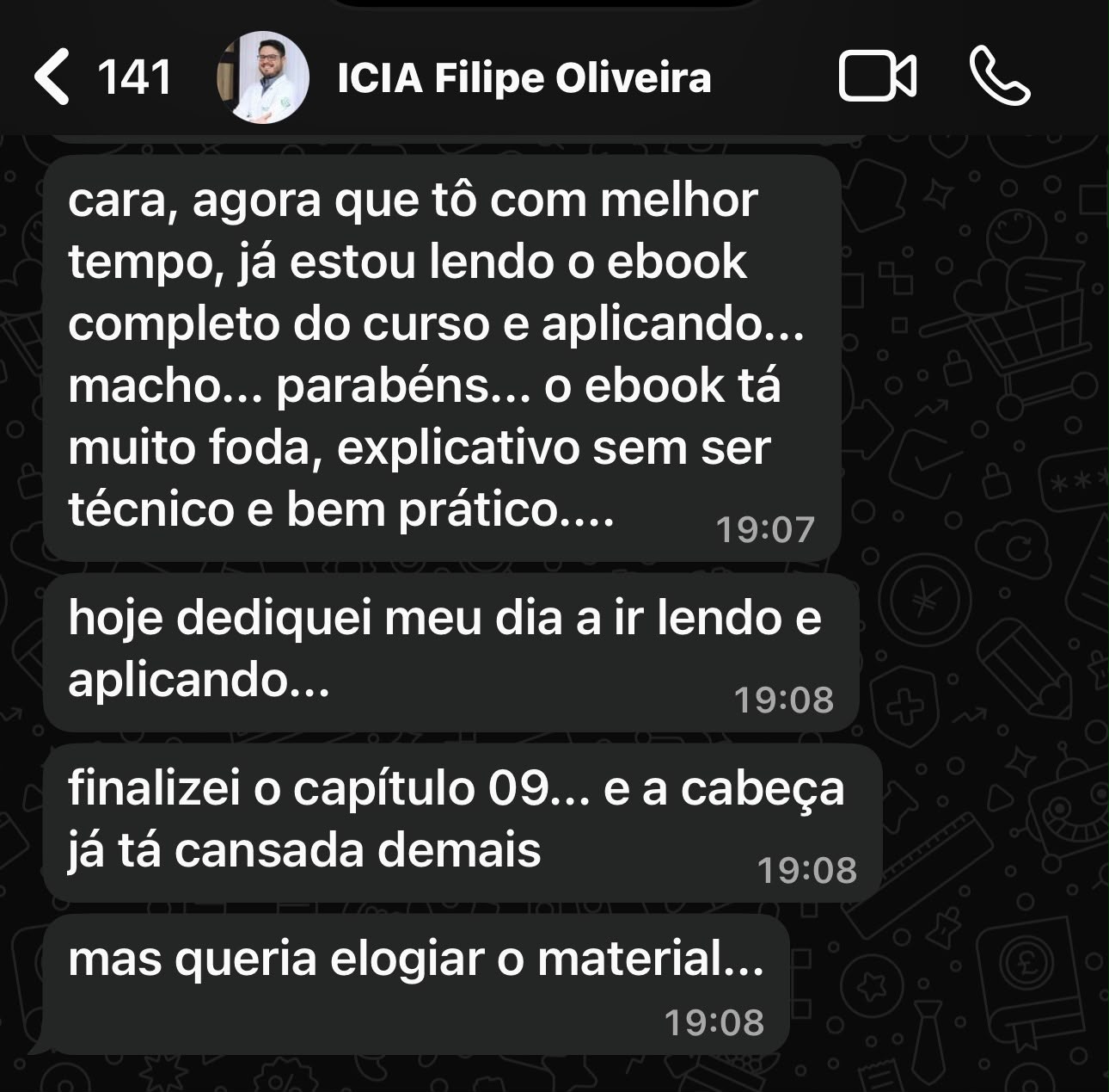 Depoimento de Filipe Oliveira