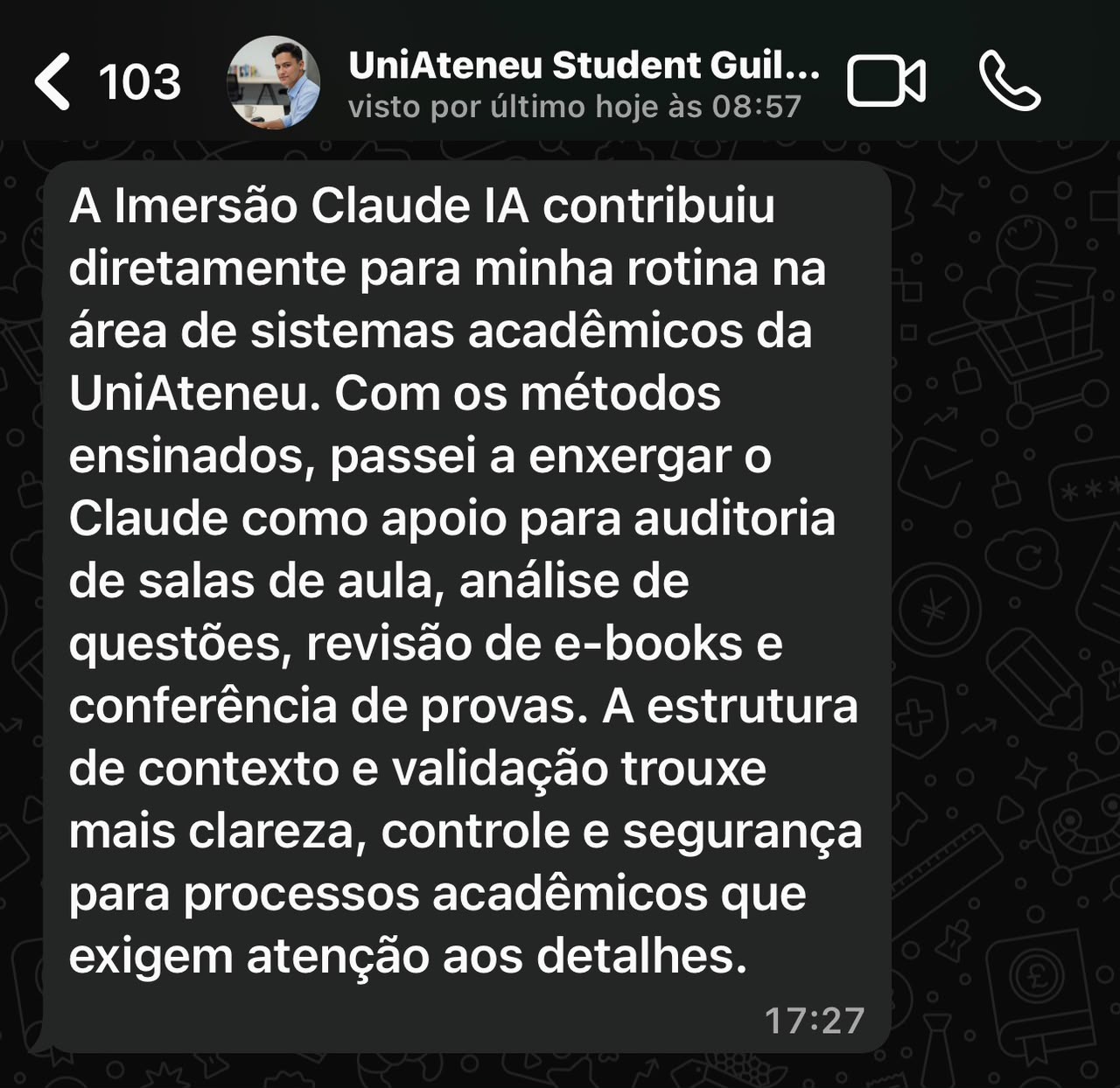 Depoimento de Guilherme