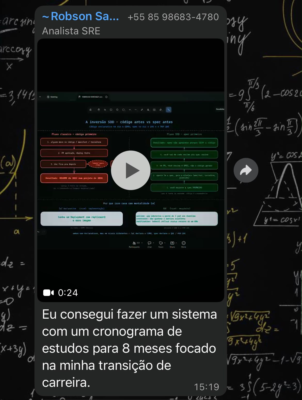 Depoimento de Robson Santiago